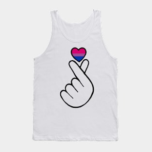 heart fingers - bisexual Tank Top